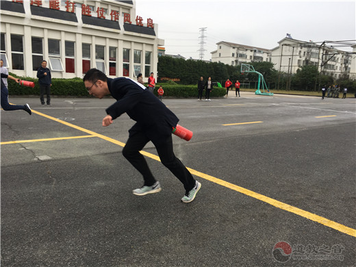 江苏省苏州城隍庙参加苏州市民族宗教系统第十八届消防运动会