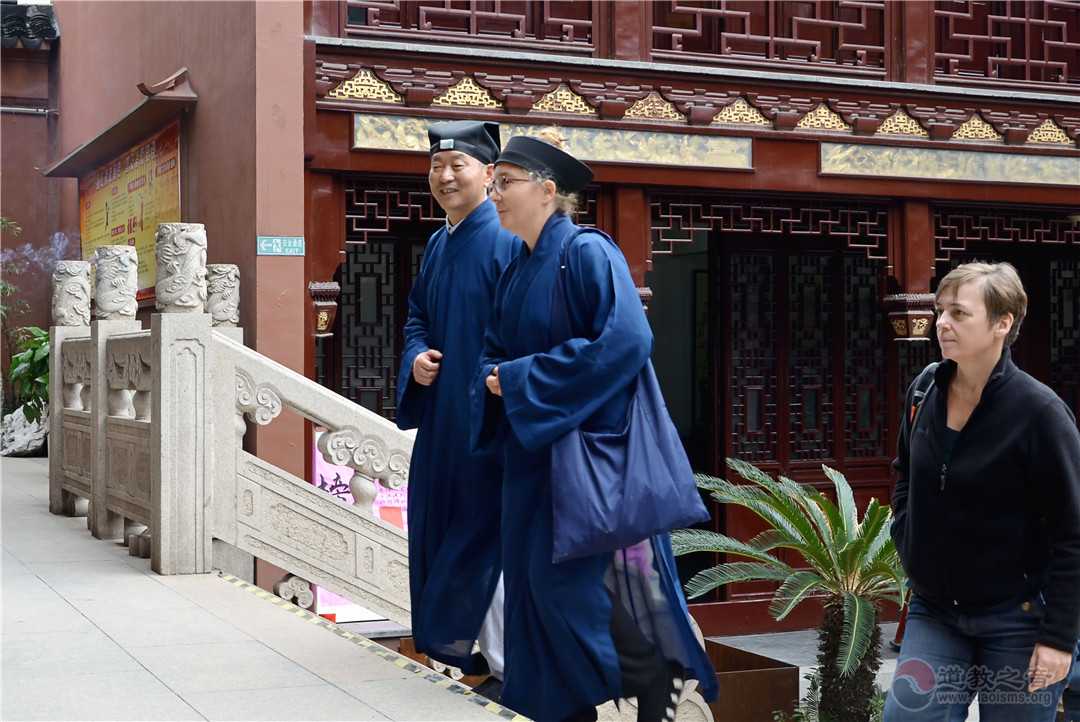 法国道协会参访上海白云观