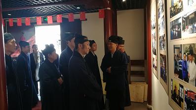 常州花神宫住持李崇明道长带领道众到上海道教协会参访-道音文化
