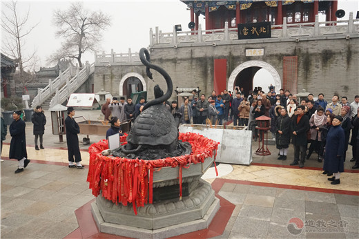 吉林省网络宗教信息员培训班学员到北武当玄帝观调研
