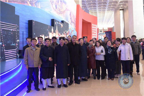 中道协教职员工和中国道教学院师生参观庆祝改革开放40周年大型展览 