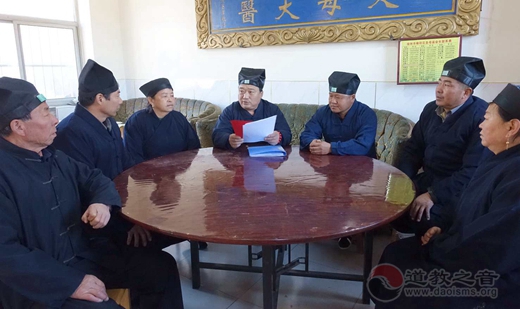 陕西榆阳保宁堡庙和圣母庙举行升国旗仪式暨“四进”道观活动