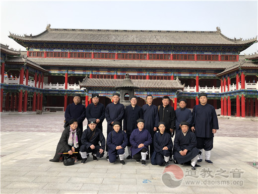聊城道教协会一行参访陕西道观