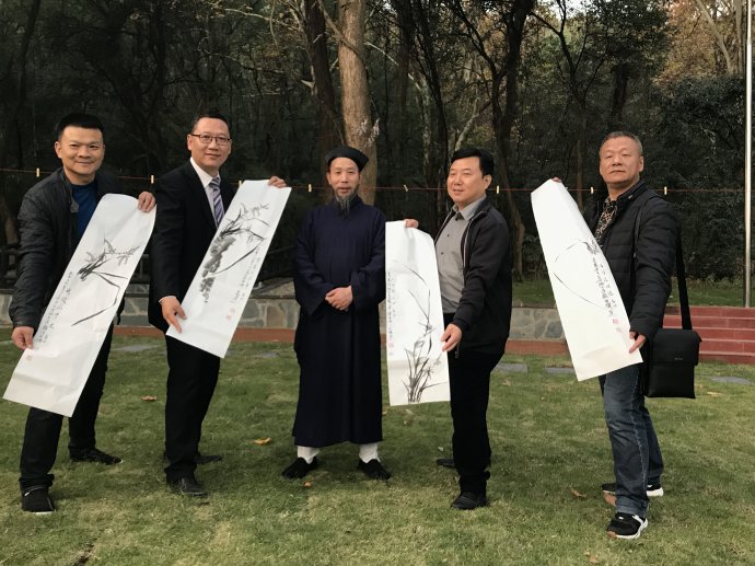“东湖道教界纪念改革开放四十周年书画笔会”活动在武汉大道观举行
