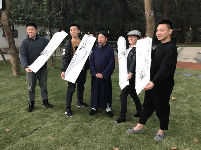 “东湖道教界纪念改革开放四十周年书画笔会”活动在武汉大道观举行