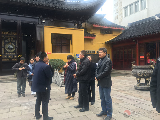 广州市宗教参访团一行参访苏州城隍庙-道音文化