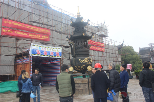 苏州玄妙观三清殿修缮施工一标段通过阶段性工程验收