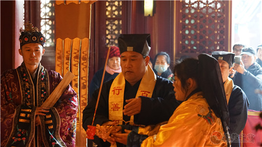 徐州市道协到北京火神庙请“圣火”