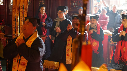 徐州市道协到北京火神庙请“圣火”