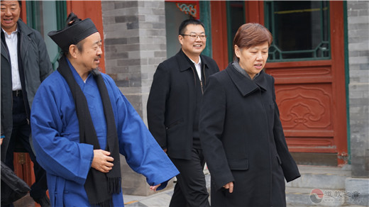 北京市委常委一行慰问北京市道教协会