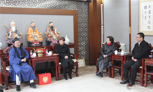 北京市委常委一行慰问北京市道教协会