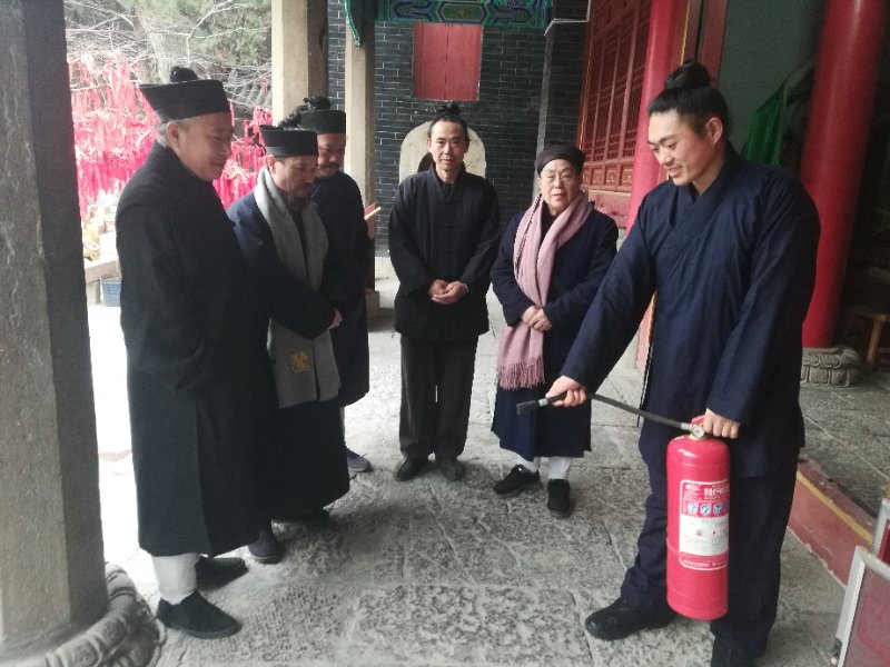 济南市道协指导检查济南宫观安全规范建设工作
