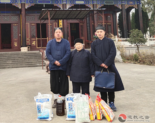 汉中市道协、汉台区道协春节前开展慰问活动