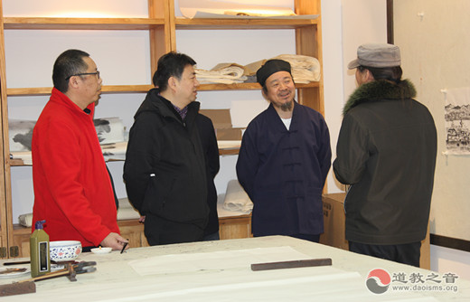 北京西城区举办道教代表人士庆祝建国七十周年书画笔会 
