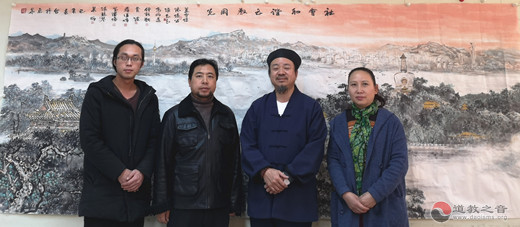 北京西城区举办道教界人士庆祝建国七十周年书画笔会 