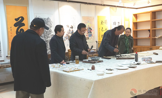 中国道教协会道家书画院举办书画笔会 
