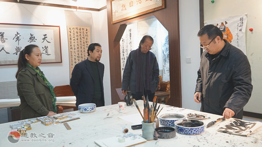 中国道教协会道家书画院举办书画笔会 