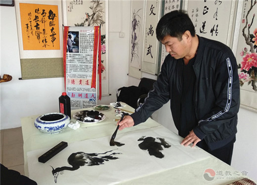 河北涿州泰宁宫书画院举办京冀书画文化交流笔会-道音文化