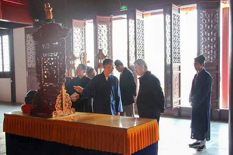 中央统战部十一局领导调研上海宗教院校工作-道音文化