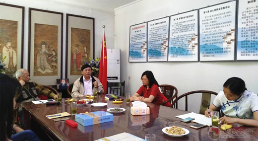 萧登福教授一行到访北京东岳庙