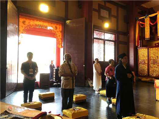 台湾中华太乙净土道教会理事长郭国贤一行参访西安太乙宫