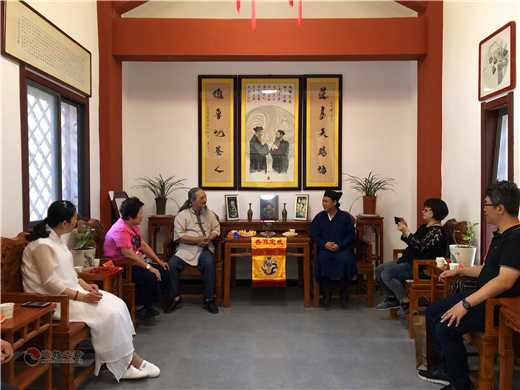 台湾中华太乙净土道教会理事长郭国贤一行参访西安太乙宫