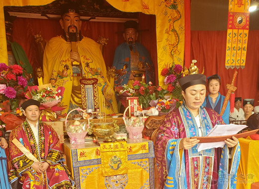 淄博市道教协会经乐团赴涞水城隍庙参加城隍祝寿拜祭活动