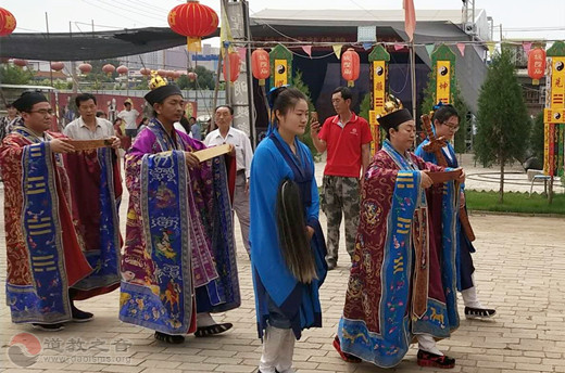 淄博市道教协会经乐团赴涞水城隍庙参加城隍祝寿拜祭活动