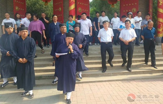 中原城市群民族宗教观摩团参观临清市泰山行宫碧霞元君祠
