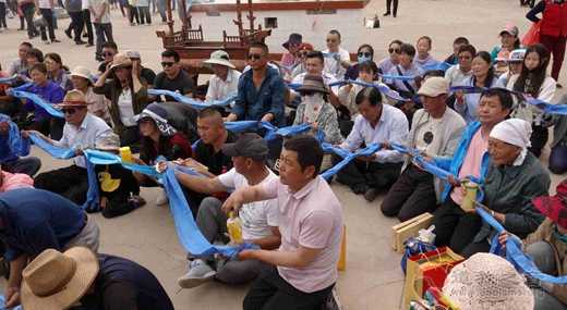 陕西榆阳金克山道观庙会见证蒙汉团结