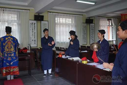 北武当玄帝观聘王永山道长为经韵团顾问