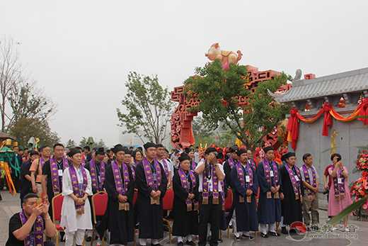 日照市龙神庙举办弘扬优秀传统文化活动暨为四川省长宁县地震遇难同胞祈福法会