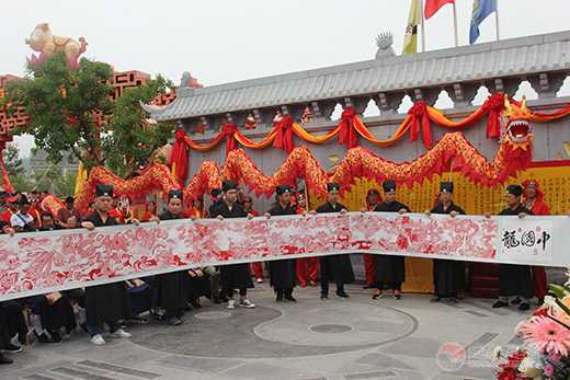 日照市龙神庙举办弘扬优秀传统文化活动暨为四川省长宁县地震遇难同胞祈福法会