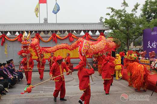 日照市龙神庙举办弘扬优秀传统文化活动暨为四川省长宁县地震遇难同胞祈福法会