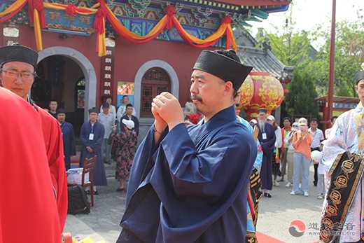 日照市龙神庙举办弘扬优秀传统文化活动暨为四川省长宁县地震遇难同胞祈福法会