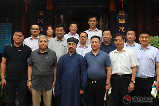 日照市龙神庙举办弘扬优秀传统文化活动暨为四川省长宁县地震遇难同胞祈福法会