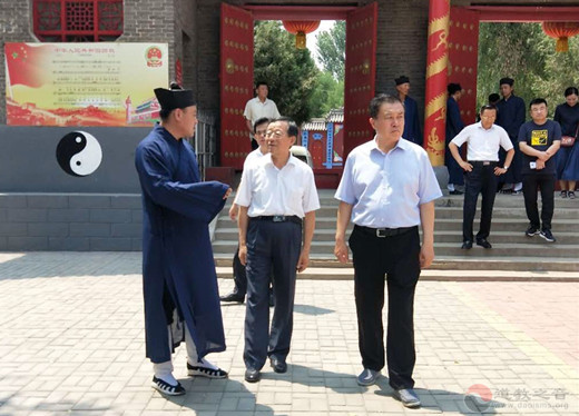 山东省人大法制委副主任委员调研临清市泰山行宫碧霞元君祠