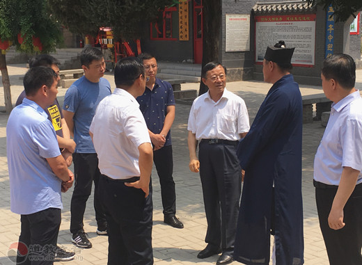 山东省人大法制委副主任委员调研临清市泰山行宫碧霞元君祠