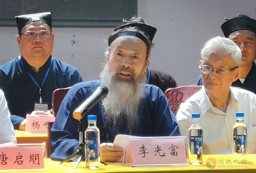 李光富会长：闵智亭道长的一生，是爱国爱教的一生
