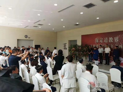 保定道教界“庆祝建国70周年”书画展活动在上谷美术馆举办