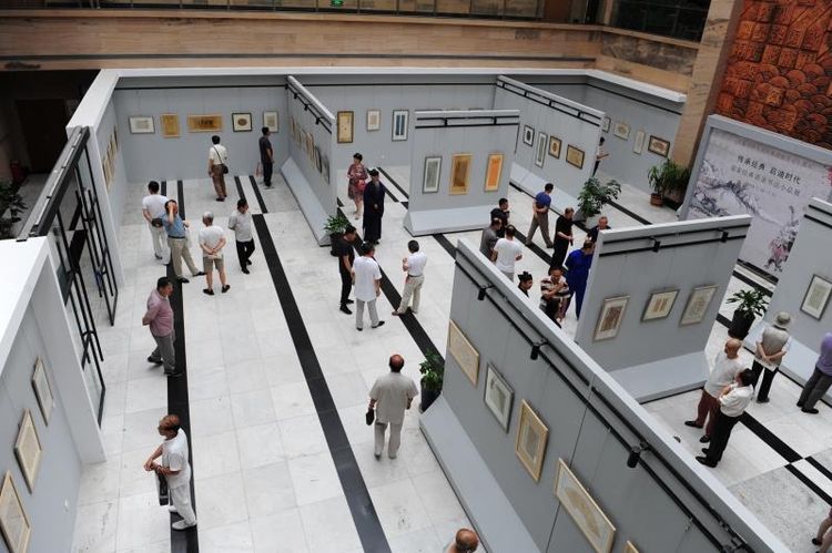 庆祝建国七十周年道家经典语录书法小品巡展开幕
