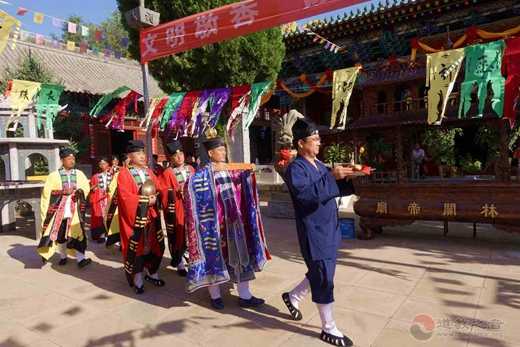 陕西榆林东山关帝庙举行关帝诞辰1859年纪念活动