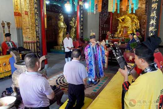 陕西榆林东山关帝庙举行关帝诞辰1859年纪念活动