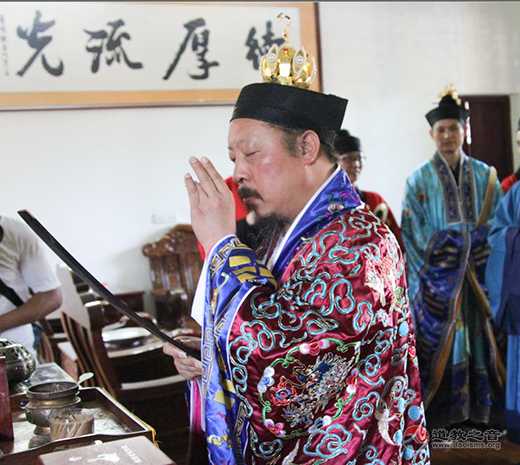 湖北省道教协会己亥年全真派道士冠巾活动在蕲春普阳观举行-道音文化