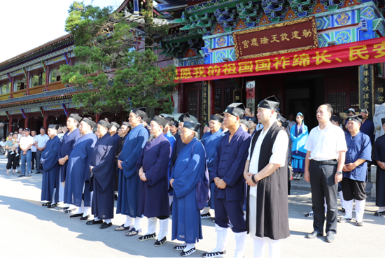 湖北省道教协会举办庆祝中华人民共和国成立70周年祈福法会