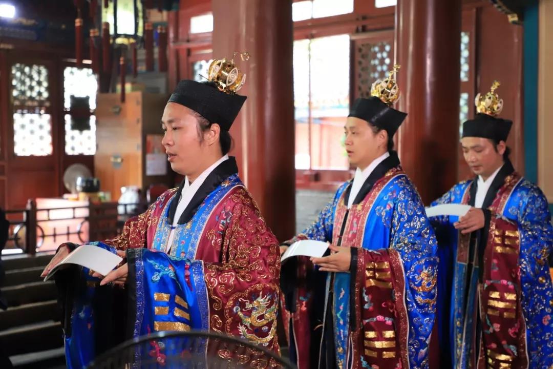 北京白云观举行纪念中国人民抗日战争暨世界反法西斯战争胜利74周年和平祈祷法会-道音文化