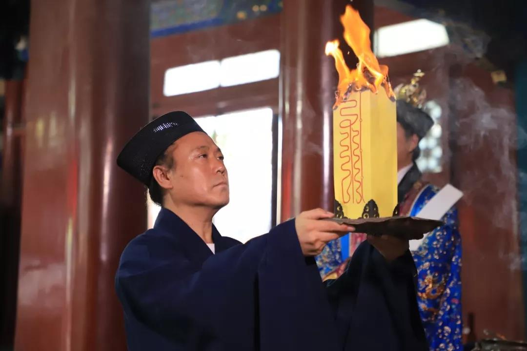 北京白云观举行纪念中国人民抗日战争暨世界反法西斯战争胜利74周年和平祈祷法会-道音文化