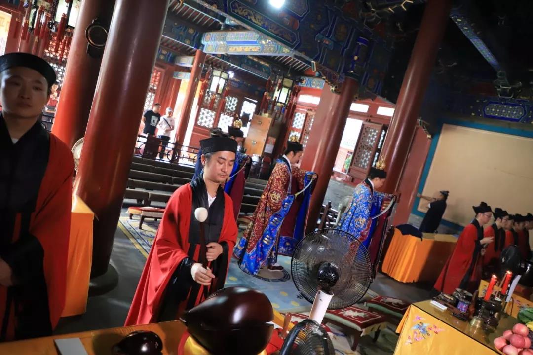 北京白云观举行纪念中国人民抗日战争暨世界反法西斯战争胜利74周年和平祈祷法会-道音文化