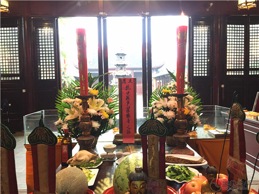 苏州城隍庙举行纪念抗日战争暨世界反法西斯战争胜利74周年祈福法会-道音文化