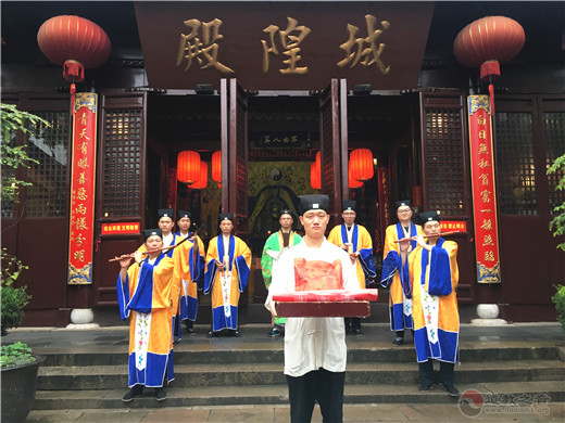 苏州城隍庙举行纪念抗日战争暨世界反法西斯战争胜利74周年祈福法会-道音文化